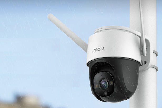 Wireless 360° Security Camera Outdoor with Floodlight and Sound Alarm