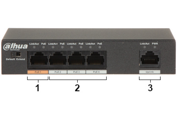 POE 5 port Switch 